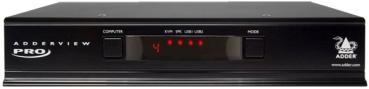 AdderView PRO 4 Port DisplayPort KVM Switch, USB 2.0, Audio, AV4PRO-DP