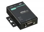 Preview: 1 port device server, 10/100M Ethernet, RS-232, DB9 male,  12-48VDC, -40~75? 1