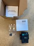Preview: 1 Port Device Server, 10/100M Ethernet, RS-232, DB9 male, 12-48VDC und Netzteil 6
