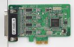 Preview: 4 Port PCIe Board, w/o Cable, RS-232, Low Profile 1