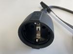 Preview: ePowerSwitch-Adapterkabel schwarz, IEC auf Schuko, 0,3m 3