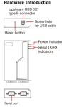 Preview: Moxa UPort 1250-G2 2-Port USB-to-Serial Hub, RS-232/422/485 6
