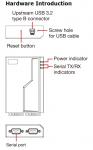 Preview: Moxa UPort 1250-G2 2Port USB-to-Serial Hub, RS-232/422/485 5