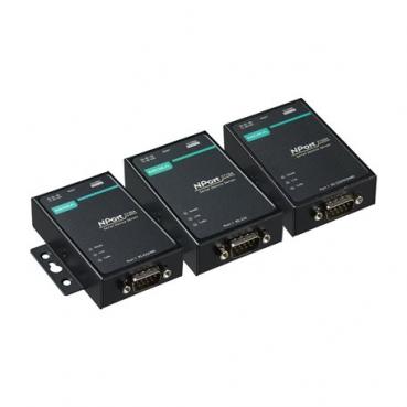 1 Port Device server, 10/100M Ethernet, RS-232, DB9 male,  0.5KV Surge, mit NT  1