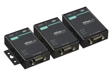 1 port device server, 10/100M Ethernet, RS-232, DB9 male, 12-48VDC 2