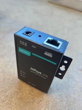 1 Port Device Server, 10/100M Ethernet, RS-232, DB9 male, 12-48VDC und Netzteil 3