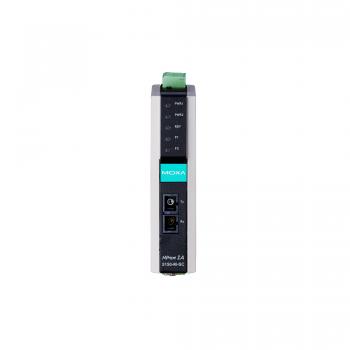 1-port RS-232/422/485 serial device server with 2 KV isolation, 100M Multi mode