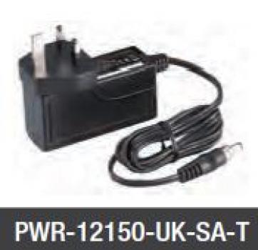 12V 1.5A, 5.5/2.1/7.5, w/Nut WT, -40 to 75°C, UK Plug