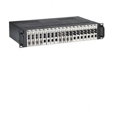 19 inches chassis, 48V DC input, 19 slots