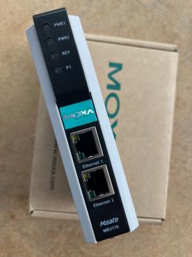 1Port RS-232/422/485 Modbus Gateway, TCP, ASCII, RTU auf Seriell
