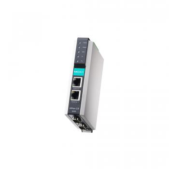 2-port RS-232/422/485 serial device server, 10/100MBaseT(X) (RJ45), -40~75?