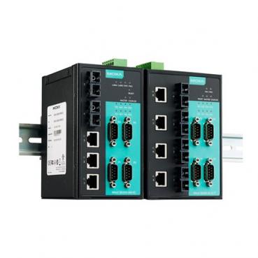 4 RS-232/422/485 ports, 5 10/100M Ethernet ports, 2KV Isolation Protection, 12- 2