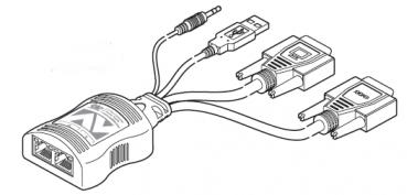 AdderLink AV VGA Digital Signage 2 way Transmitter Unit (USB Powered) 1