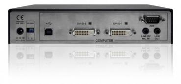 AdderLink Infinity Dual:DVI, USB, Audio, RS232 over Gigabit Pair UK PSU 3