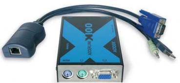 AdderLink X100  PS/2 & VGA KVMA CATx Extender Pair (USB CAM) 100 Mtr