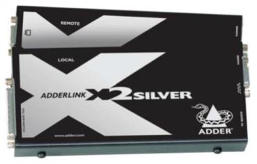 AdderLink X2 Silver. PS/2 KVM & RS232 CATx Extender. 300 Mtr 1