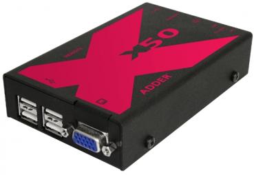 AdderLink X50. Transparent USB & VGA KVMA CATx Extender 50 Mtr