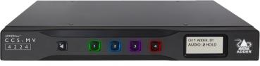 ADDERView CCS-MV 4224 4fach MultiViewer, 2 Bildschirme, 4K, USB und Audio