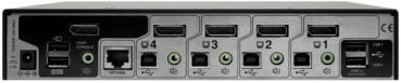 Preview: AdderView PRO 4 Port DisplayPort KVM Switch, USB 2.0, Audio, AV4PRO-DP 1
