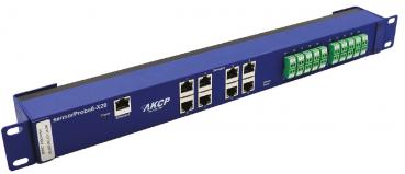 AKCP sensorProbe8N-X20-DC48, 8 Sensoren, 20 pot. freie Kontakte, int. 40-60V