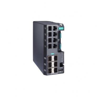 EDS-G4014-6QGS-LV, Managed Full Gigabit Ethernet switch