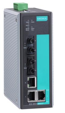 Entry-level Industrial Managed Ethernet Switch with 5 10/100BaseT(X) ports, -40 2