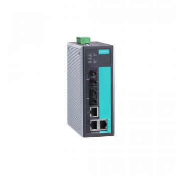 Entry-level managed Ethernet switch with 3 10/100BaseT(X) ports, and 2 100BaseF