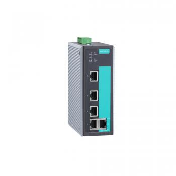 Entry-level managed Ethernet switch with 5 0/100BaseT(X) ports, -10 to 60°C ope