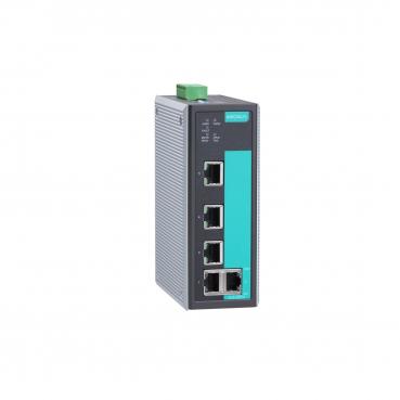 Entry-level managed Ethernet switch with 5 10/100BaseT(X) ports, -40 to 75°C op