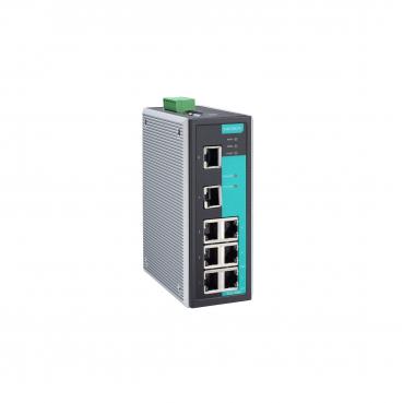 Entry-level managed Ethernet switch with 8 10/100BaseT(X) ports, -40 to 75°C op
