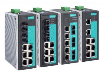Entry-level Managed Industrial Ethernet Switch with 8 10/100BaseT(X) ports, -40 3