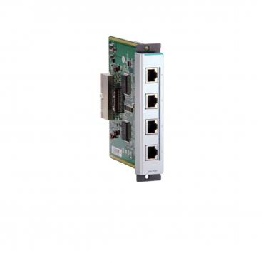 Fast Ethernet interface module with 4 10/100BaseT(X) ports supporting IEEE 1588