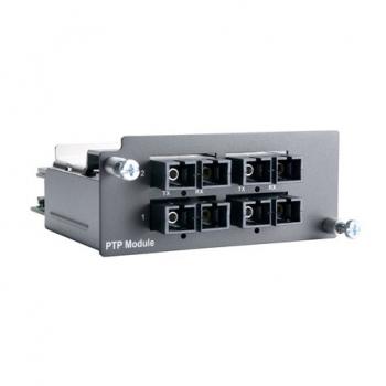 Fast Ethernet module with 4 10/100BaseFX multi-mode ports with SC connectors an
