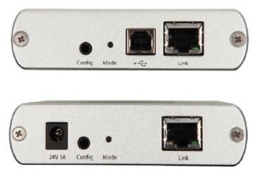 ICRON Ranger 2304GE-LAN Set, USB 2.0, 4-Port Hub, 100m, CATx IP 1