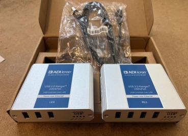 ICRON Ranger 2304PoE USB 2.0 Extender Set, 4-Port, PoE+, 00-00465