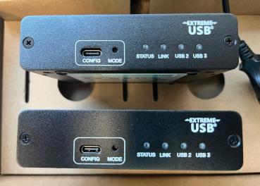 Preview: ICRON Raven 3301 Set, USB 3.2 Gen 1, 2.0, 1.1, 5Gbps, 1-Port, ab Cat.5e,100m 3