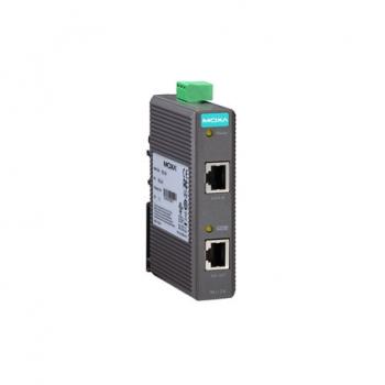 Industrial IEEE802.3af/at PoE injector, maximum output of 30W at 24/48 VDC, -40