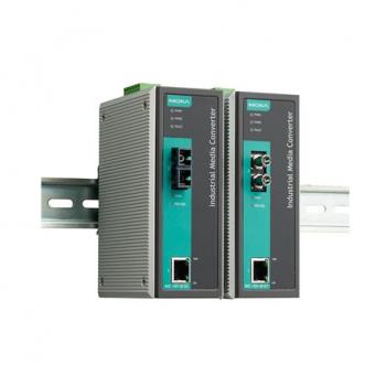 Industrial Media Converter, multi mode, ST, -40 to 75°C, IECEx Certification Ap
