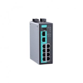 Industrial Secure Router Switch with 8 10/100BaseT(X) ports, 2 1000BaseSFP slot