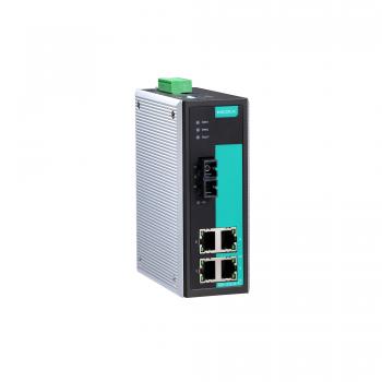 Industrial Unmanaged Ethernet Switch with 4 10/100BaseT(X) ports, 1 long-haul (