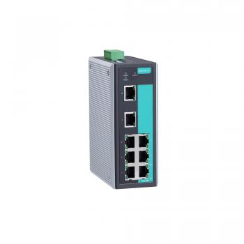 Industrial Unmanaged Ethernet Switch with 8 10/100BaseT(X) ports, -40 to 75°C