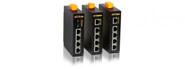KIEN1005A-1S4T-SC40-L2-L2, 5-port unmanaged DIN-Rail Switch