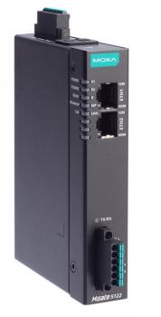MGate 5122-T, 1-port CANopen/J1939-to-EtherNet/IP gateways, -40 to 75°C operati
