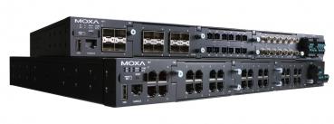 Modular managed Ethernet switch with 4 100/1000BaseSFP ports, 3 slots for Ether