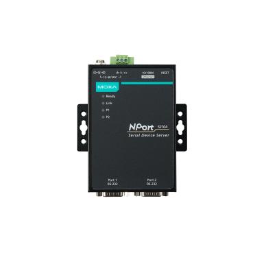 Moxa NPort 5210A, 2 Port Device Server, RS-232, DB9 male