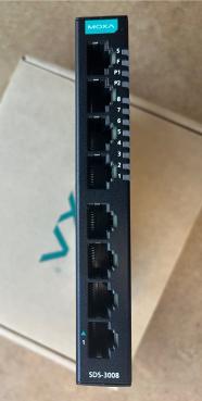Moxa SDS-3008, Smart Managed Ethernet Switch, 8 Ports Fast Ethernet