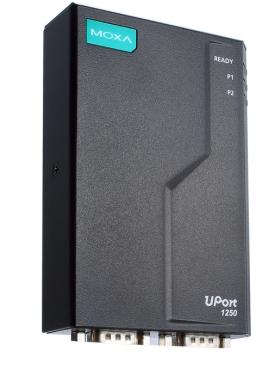 Preview: Moxa UPort 1250-G2 2-Port USB-to-Serial Hub, RS-232/422/485 1