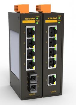 Opal5-1M4T-SC05-LV-LV, 5-port unmanaged DIN-Rail Switch
