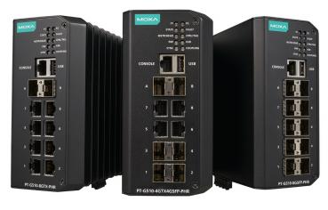PT-G510-8GSFP-PHR-HV, IEC 61850-3 and IEC 62439-3 full Gigabit Managed Ethernet