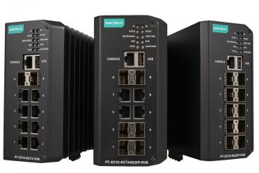 PT-G510-8GTX-PHR-HV, IEC 61850-3 and IEC 62439-3 full Gigabit Managed Ethernet 